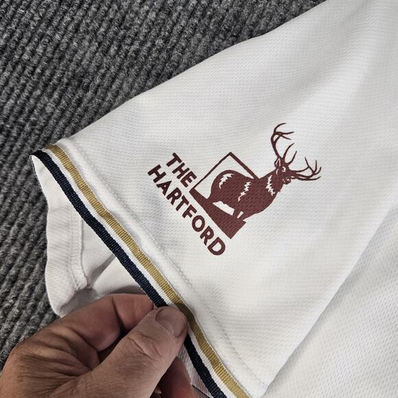 San Diego Padres Jersey Mens 2XL White MLB Baseball Trevor Hoffman Hall of Fame - Picture 5 of 14